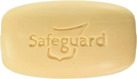 Close-up of Safeguard bar texture highlighting gentle micellar cleansing