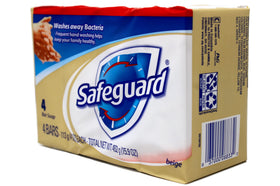 Safeguard single bar close-up revealing smooth texture for gentle cleansing
