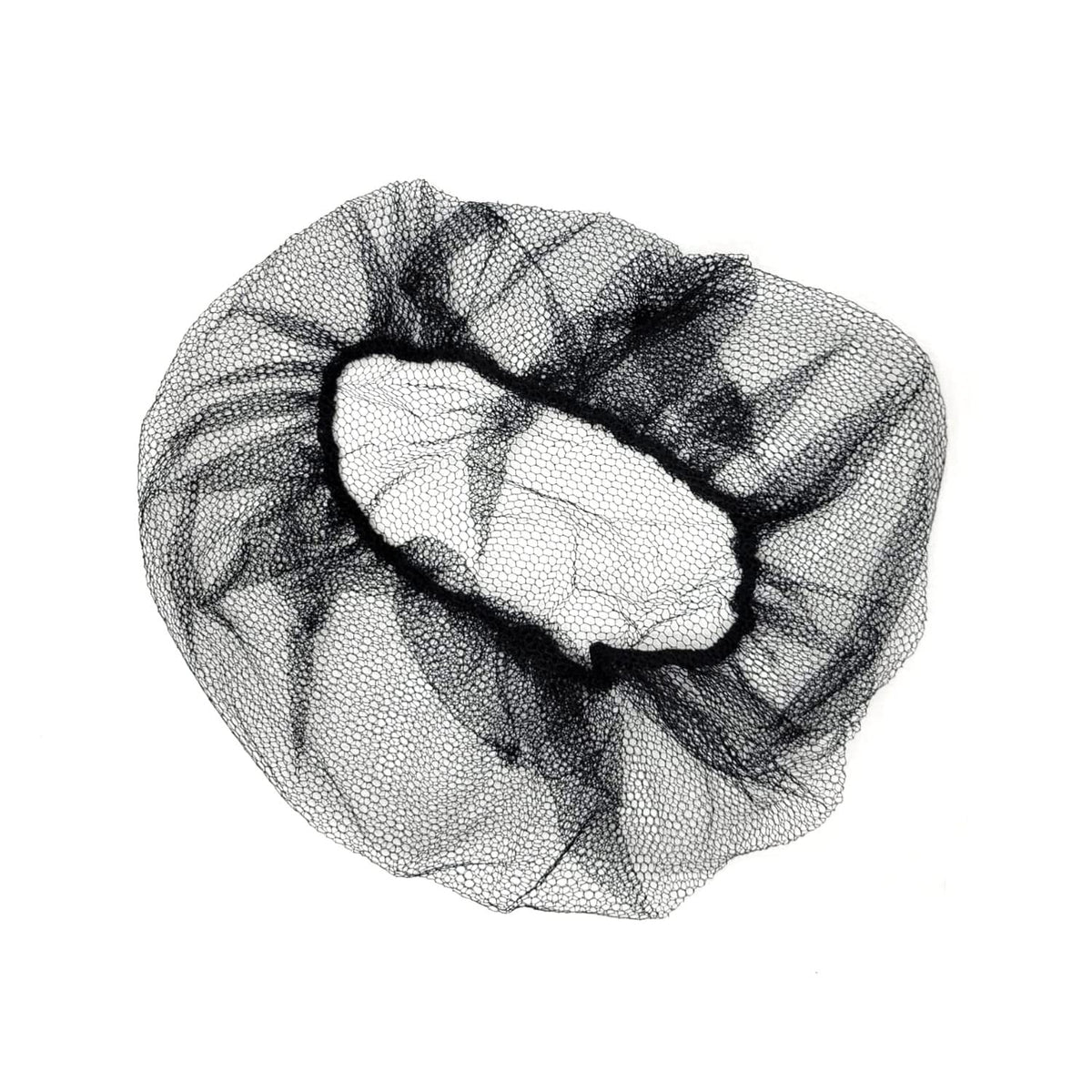 SAFEKO black net covering bun for discreet appearance and professional styling