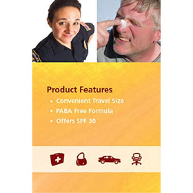 Safetec packet held in hand demonstrating pocket-sized convenience