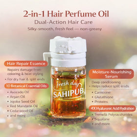 SAHIPUB botanical ingredients display with argan and camellia for nourishing benefit