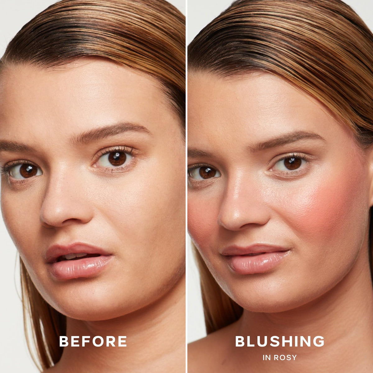 Saie doe-foot applicator delivering precise cream blush placement and easy control