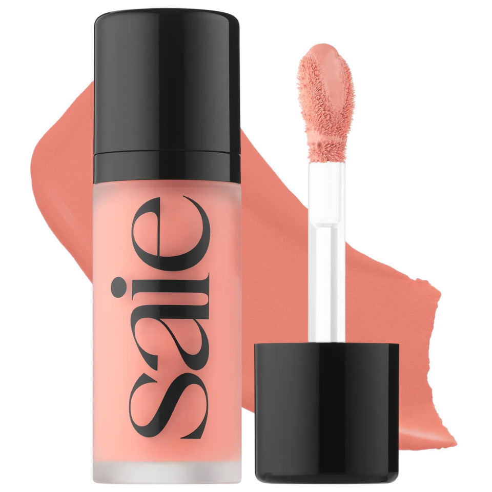 Saie front tube showing product branding and compact size for travel convenience