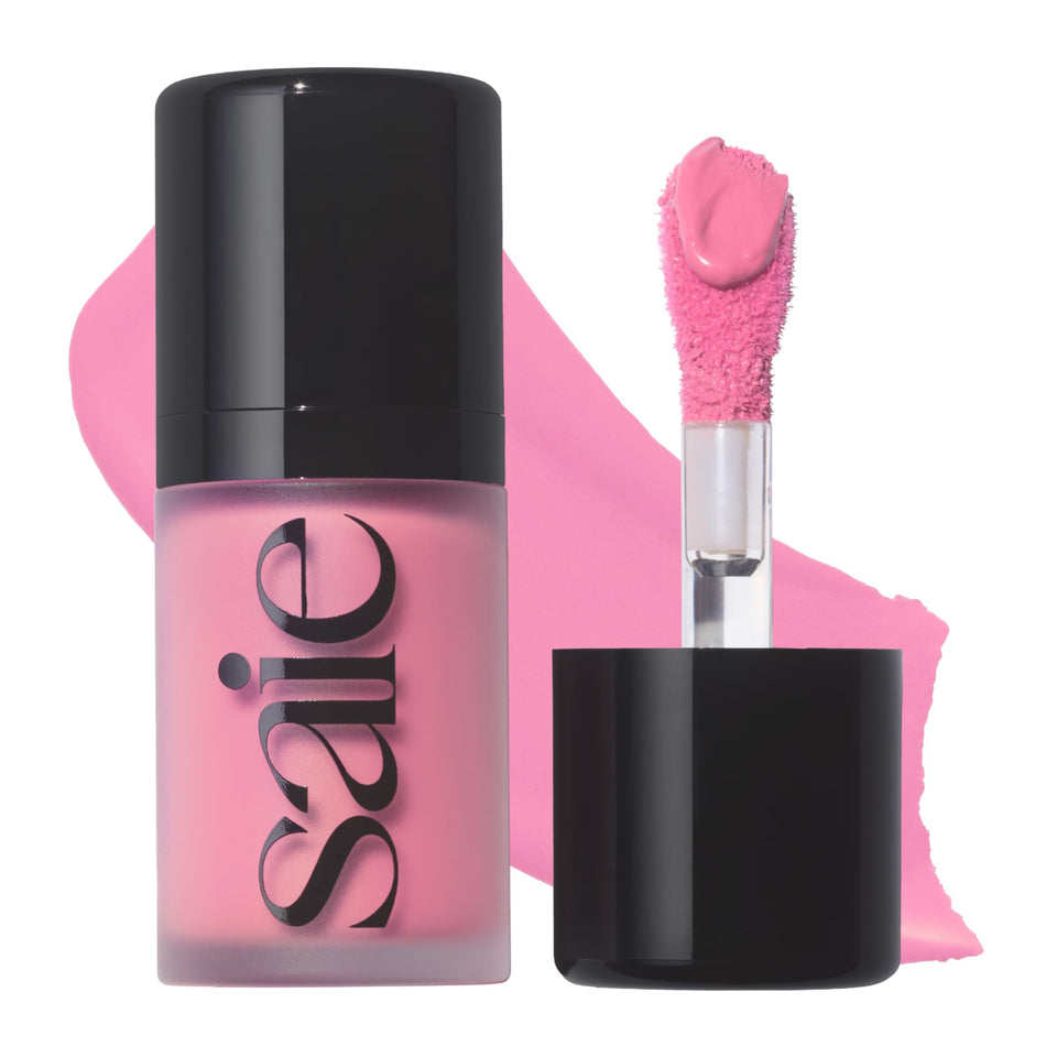 Saie front packaging showing tube and shade for easy selection and portability