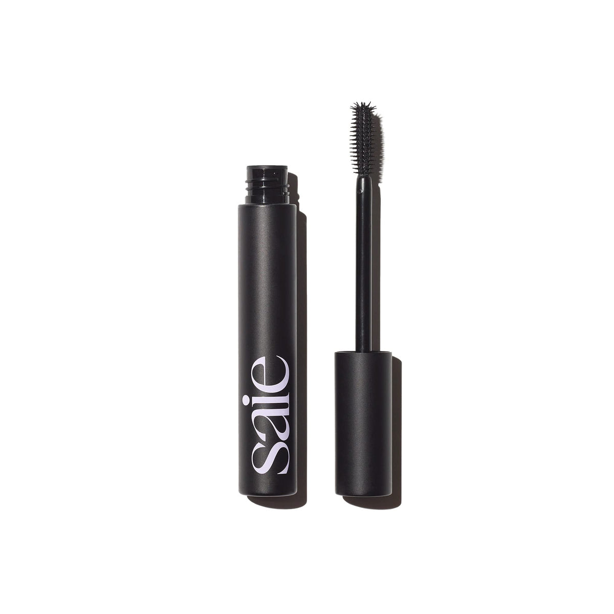 Saie mascara 101 front packaging showing product and label, clear benefits