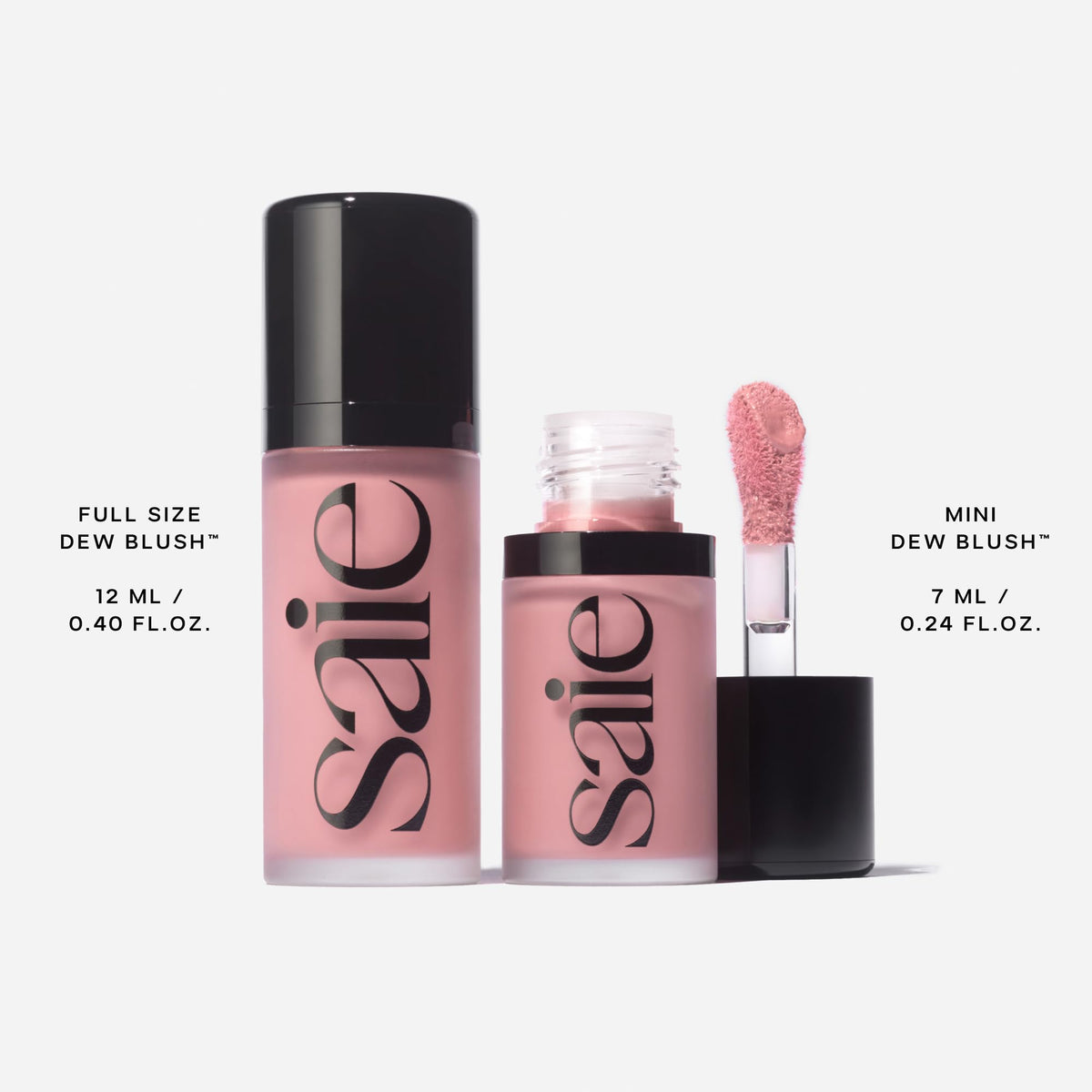Saie blush placed in travel pouch for on-the-go touch-ups and convenience