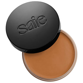 Saie Sun Melt front packaging showing compact and shade for easy selection