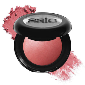 Saie SuperSuede front pan showing shade Mia and smooth finish benefit