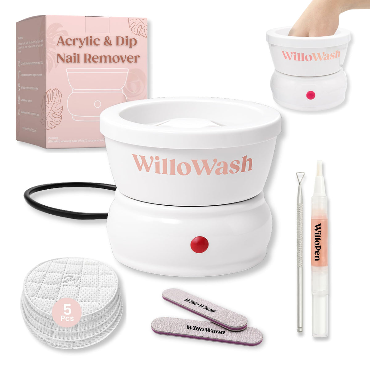 Saint Willo front view of Willowash bowl showing compact design and safety