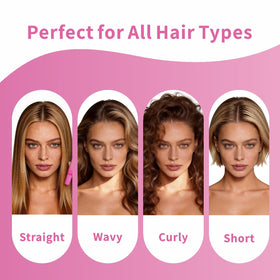 SAISZE before-and-after hair photo showing smoother edges and frizz control benefit