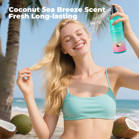 SAISZE label highlighting aloe, kelp, and sea salt benefits