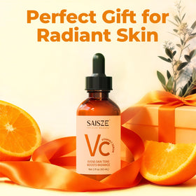 SAISZE serum in hand lifestyle scene showing easy daily application benefit