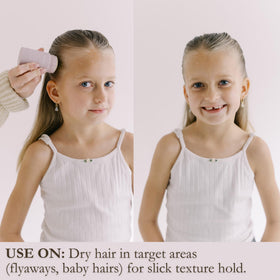 SALEE in makeup bag next to cosmetics showing portability and on-the-go benefit