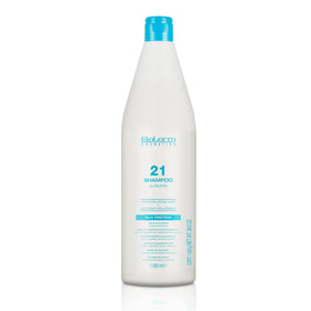 SALERM front bottle 1000ml showing product label and professional size benefit