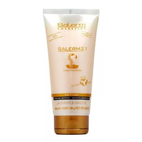 SALERM bottle front packaging showing label and jasmine-amber scent for easy identification