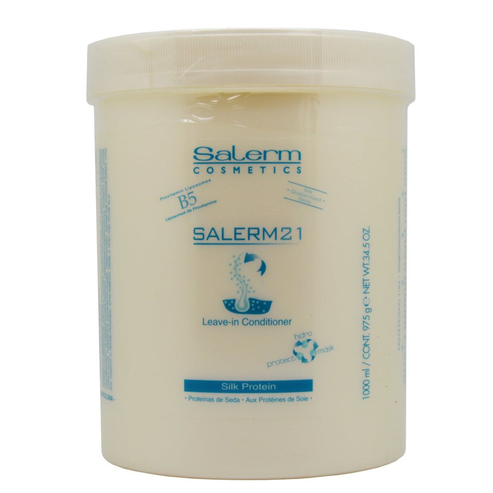 SALERM 21 front tub view showing label and large-size value for salon results