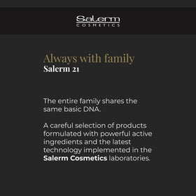 SALERM used as leave-in on dry hair before styling to protect and add shine