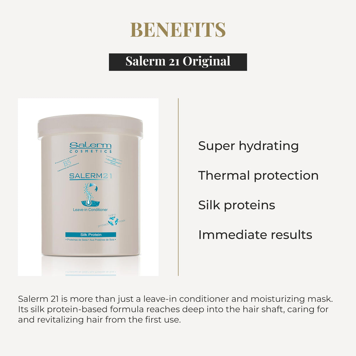 SALERM texture on hand demonstrating lightweight creaminess and quick absorption