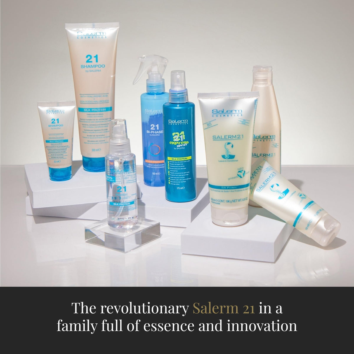 SALERM bottle in hand for size scale and long-lasting supply benefit