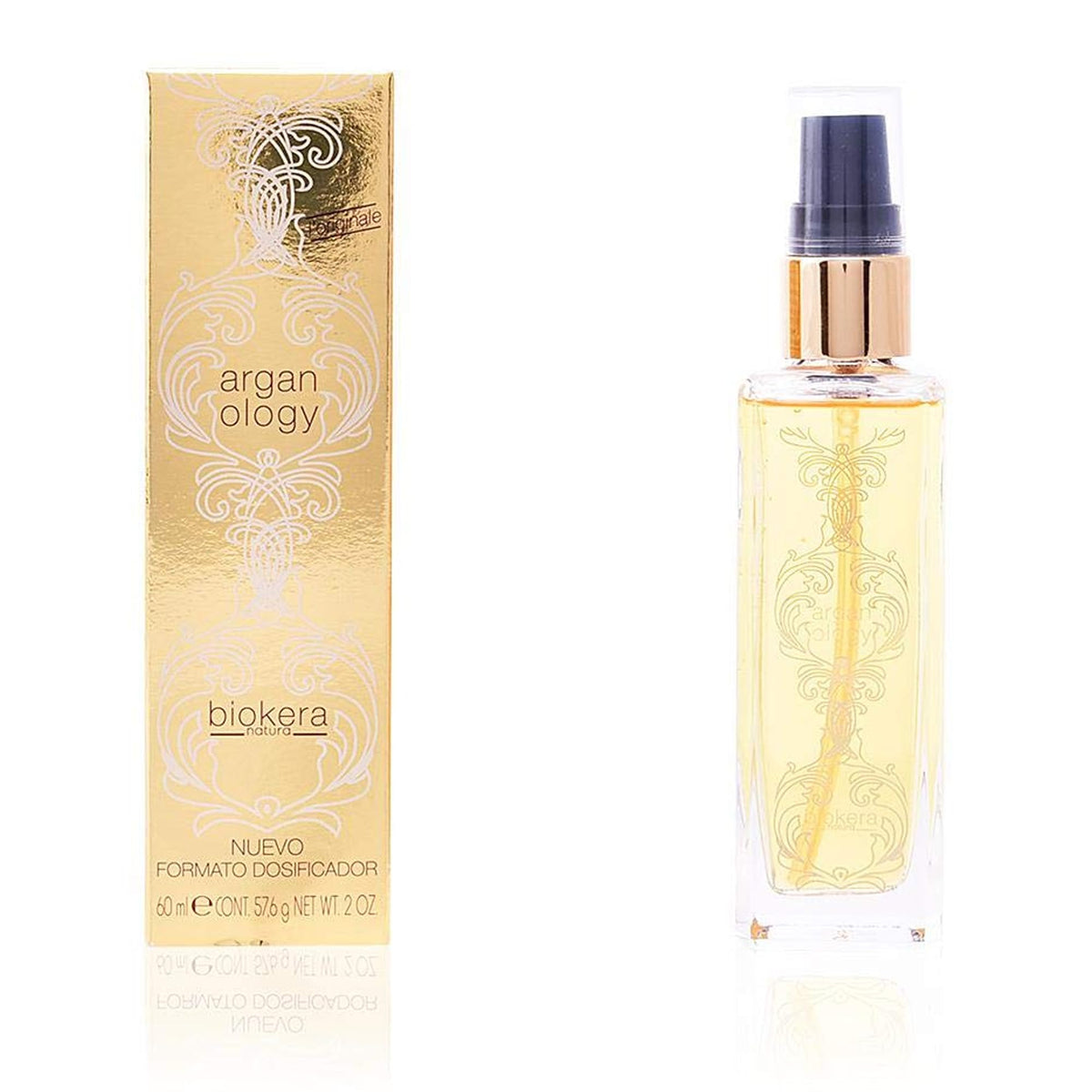 SALERM Arganology front packaging showing bottle and label for recognition and trust