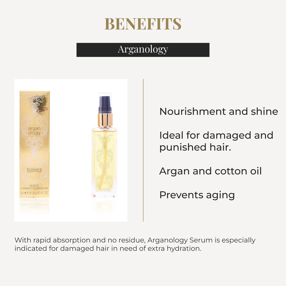 SALERM oil texture in palm highlighting lightweight absorption and non-greasy feel