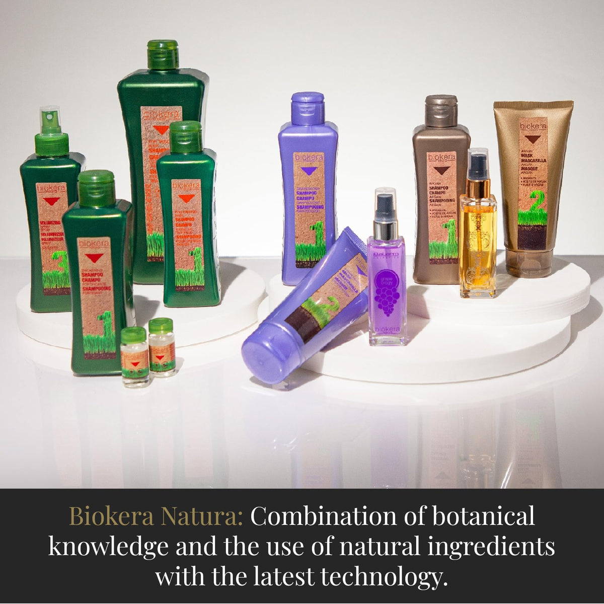SALERM 60 ml bottle beside common items to show compact travel-friendly size