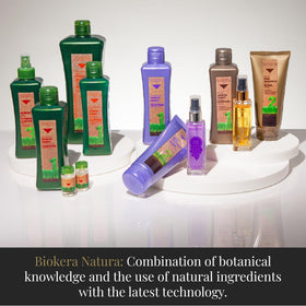 SALERM 60 ml bottle beside common items to show compact travel-friendly size