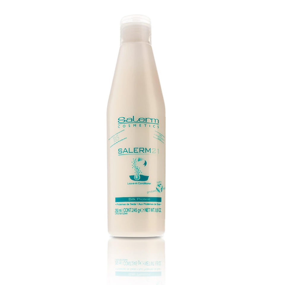 SALERM front bottle view shows packaging and easy-to-use pump for quick application