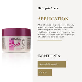 SALERM Hi Repair Mask being applied to mid-lengths for repair