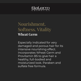 SALERM ingredient label close-up highlighting wheat germ oil and protein benefits
