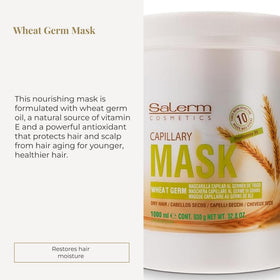 SALERM creamy mask texture close-up illustrating rich spreadable hydration