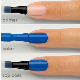 Sally Hansen close-up of blue-reflective shimmer that adds depth and sparkle