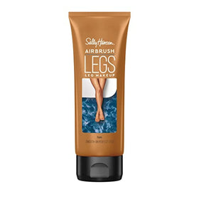 Sally Hansen bottle front packaging showing product and tan shade benefit