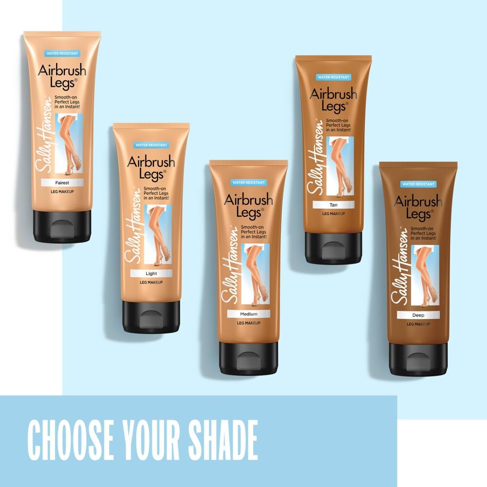 Sally Hansen swatch on forearm demonstrating natural-looking coverage benefit