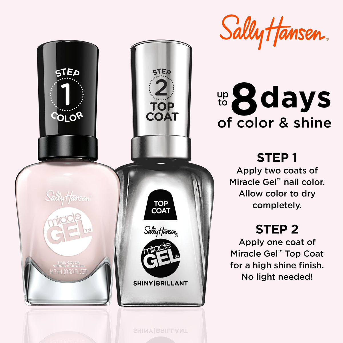 Sally Hansen brush close-up delivering smooth, even application benefit