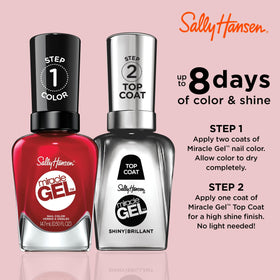 Sally Hansen brush stroke close-up demonstrating smooth application