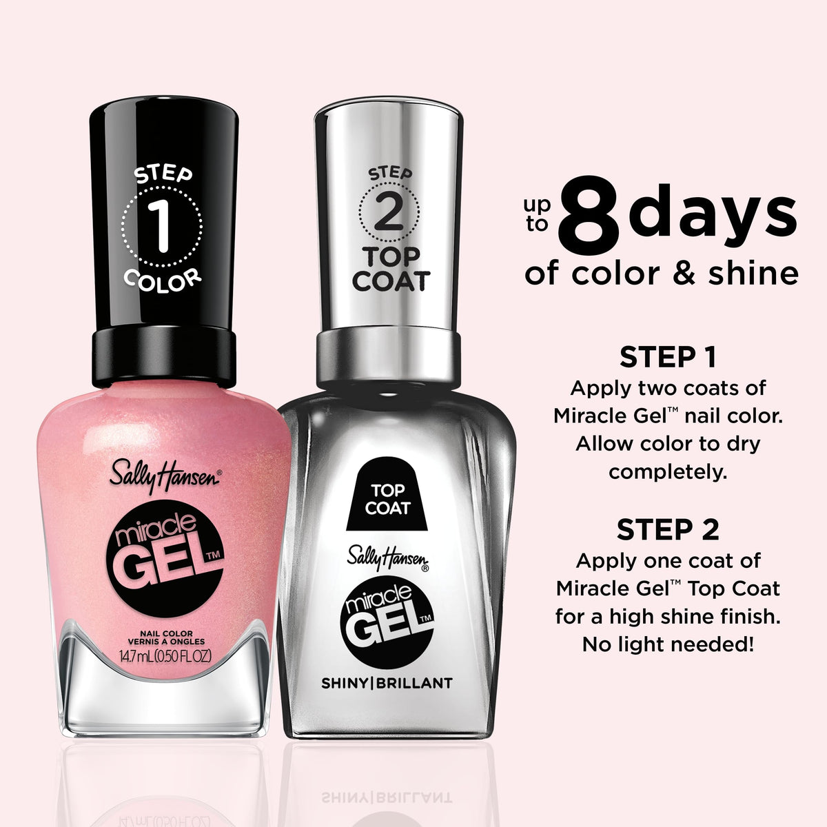 Sally Hansen brush stroke of Home Sweet Home displaying smooth application and coverage
