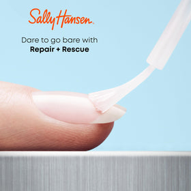 Sally Hansen close-up on nail texture illustrating strengthened, smoother nails
