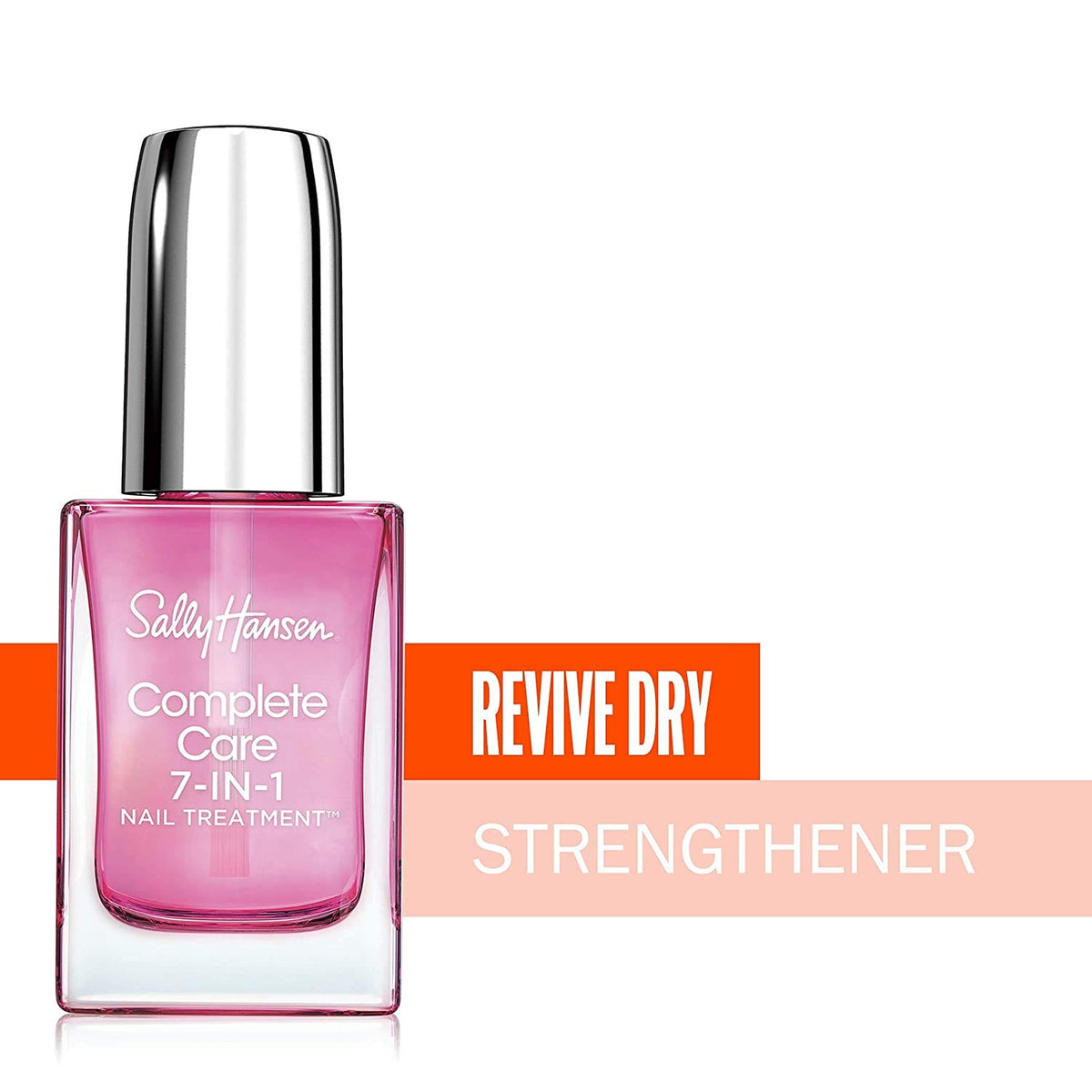 Sally Hansen clear treatment texture close-up showing smooth finish