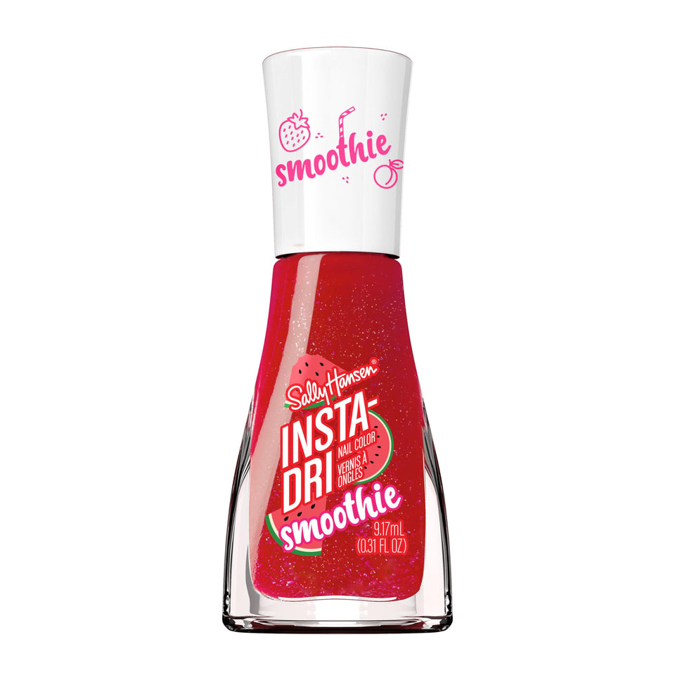 Sally Hansen front bottle showing Dragon Fruit Crush for quick one-coat application