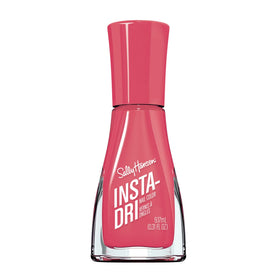 Sally Hansen bottle front packaging showing vibrant 315 Fast and Fuchsia shade and benefits