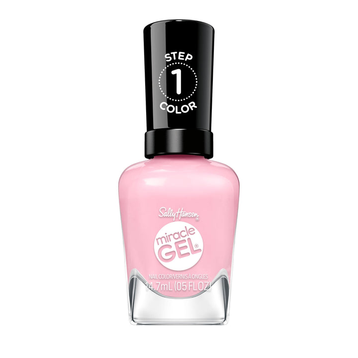 Sally Hansen front packaging showing bottle and top coat for easy identification and benefit