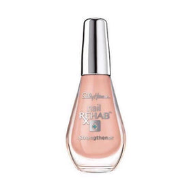 Sally Hansen front packaging showing strengthener bottle and glossy finish benefit