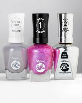 Sally Hansen close-up of polish texture showing high-shine, chip-resistant finish