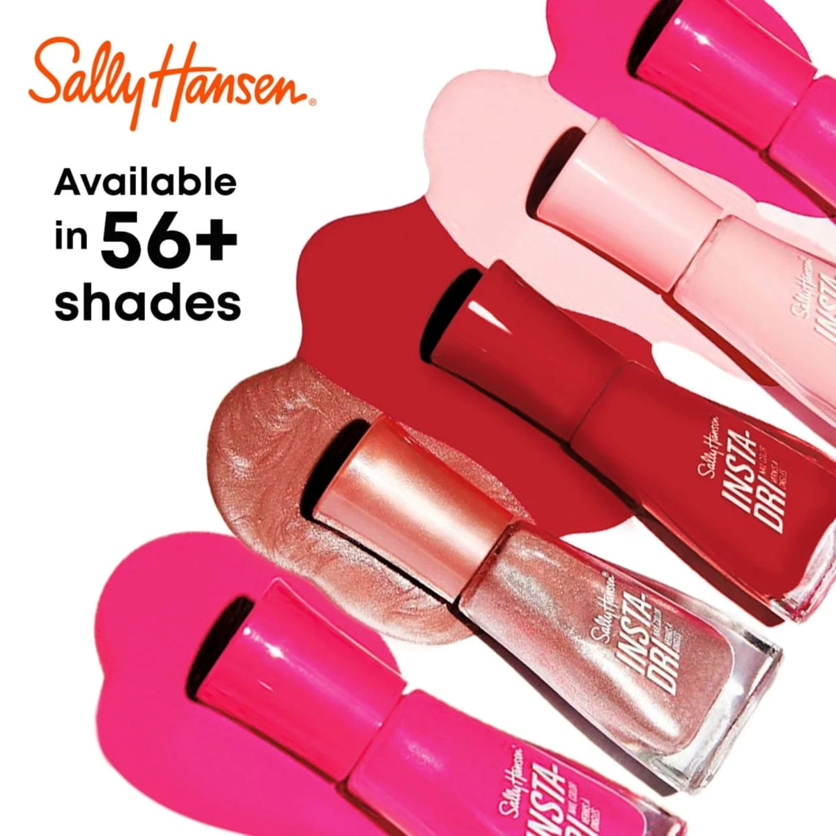 Sally Hansen close-up of polish texture showing streak-free smooth glossy surface