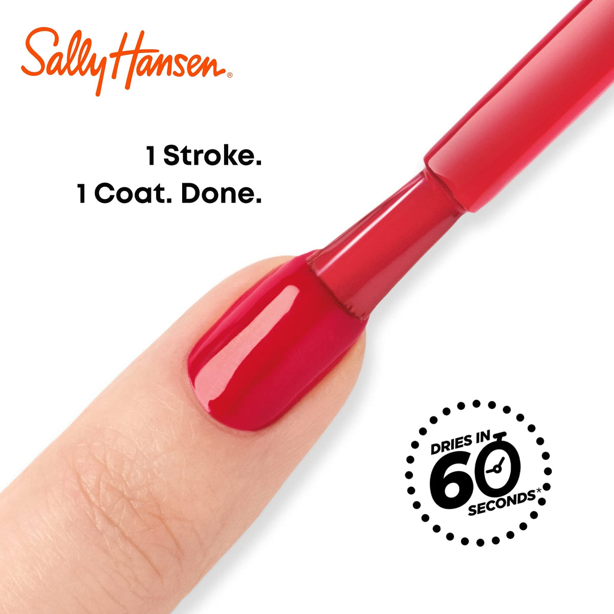 Sally Hansen brush detail demonstrating precise application benefit