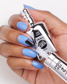Sally Hansen brush close-up demonstrating smooth even application benefit