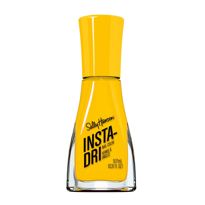 Sally Hansen My Ca-banana front bottle showing glossy yellow shade and branding
