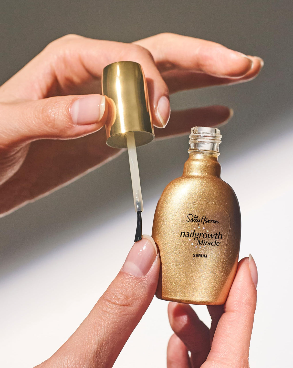 Sally Hansen on hands with improved nail strength and longer tips