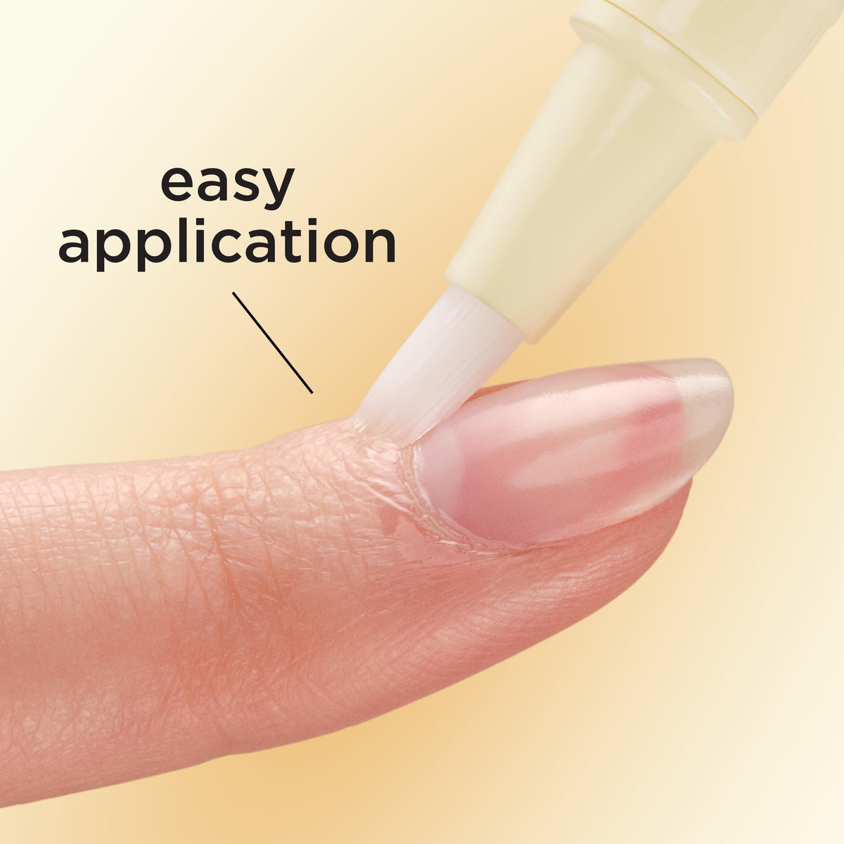 Sally Hansen oil texture drop highlighting fast-absorbing apricot and vitamin E